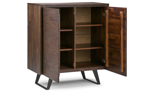 Simpli Home Medium Storage Cabinet In Acacia