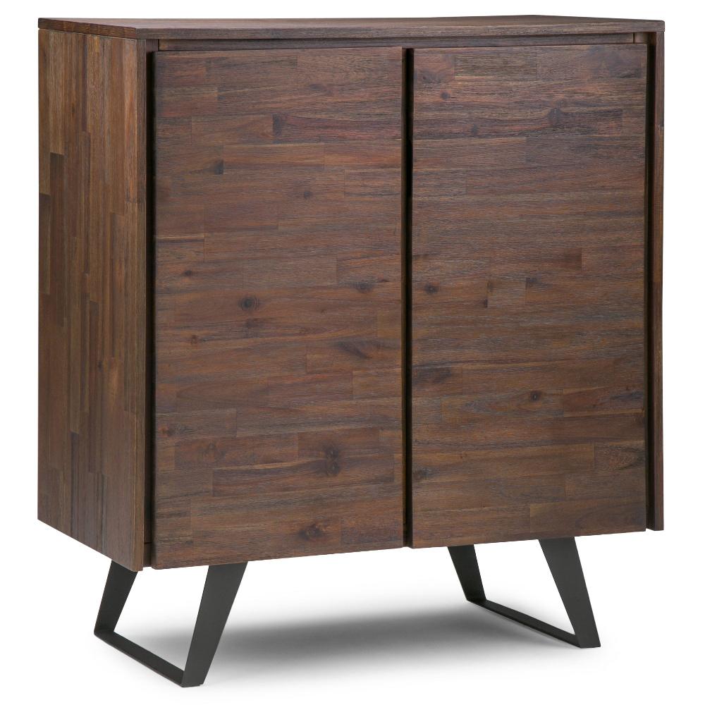 simpli home Medium Storage Cabinet in Acacia