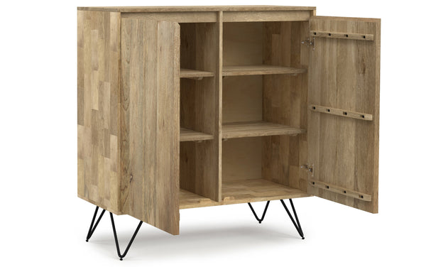 Simpli Home Medium Storage Cabinet In Mango
