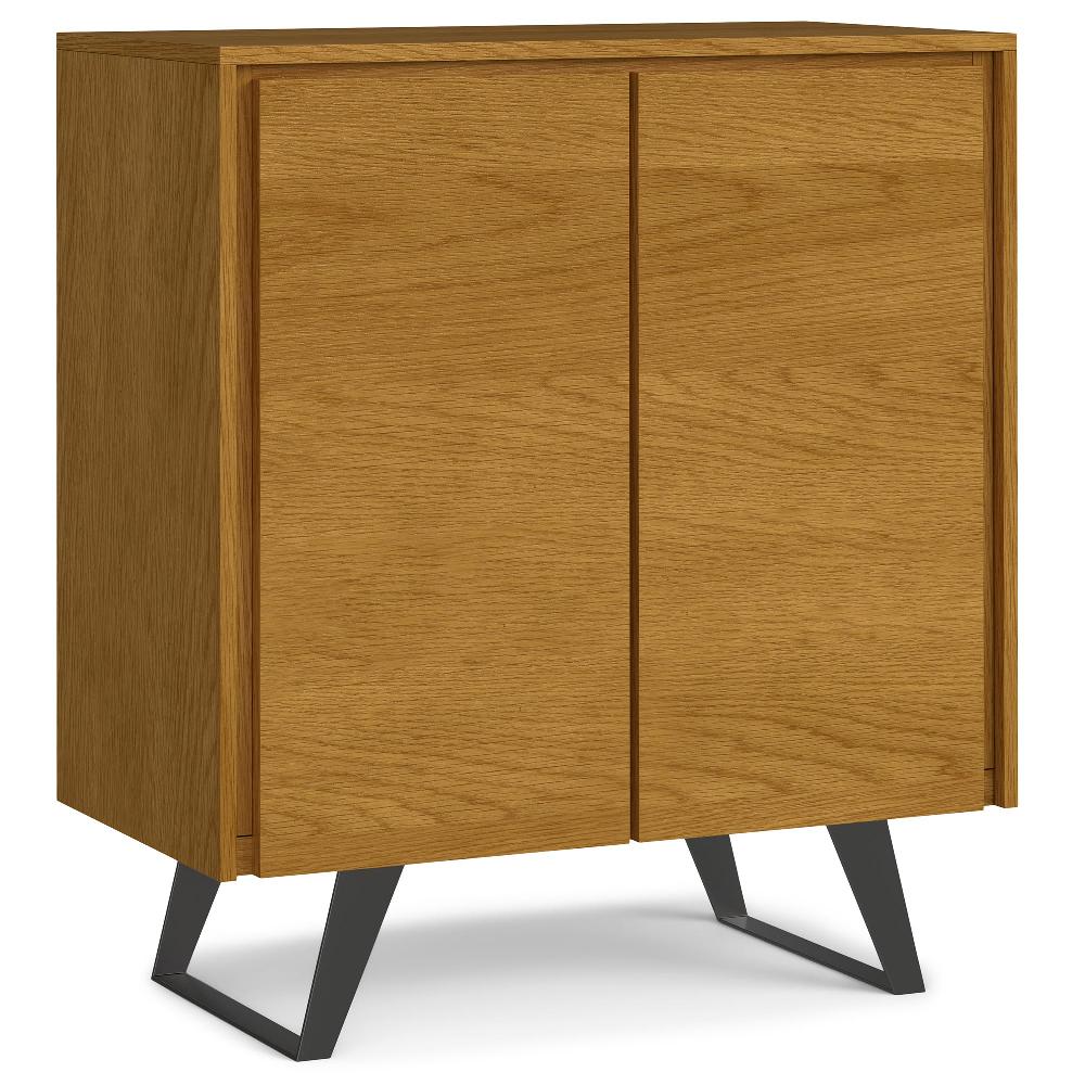 simpli home Medium Storage Cabinet in Oak