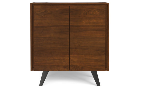 Simpli Home Medium Storage Cabinet In Walnut