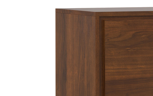 Simpli Home Medium Storage Cabinet In Walnut