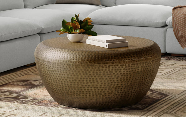 Simpli Home Metal Coffee Table