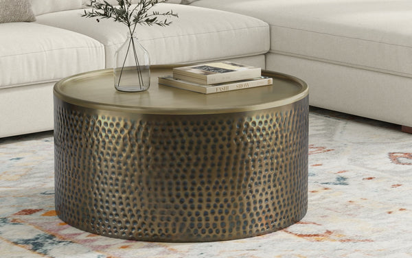 Simpli Home Metal Coffee Table