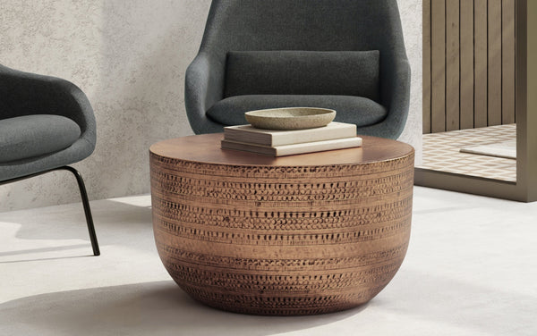 Simpli Home Metal Coffee Table