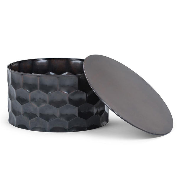 Simpli Home Metal Storage Coffee Table