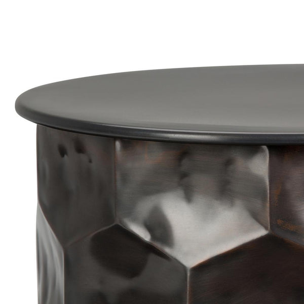 Simpli Home Metal Storage Side Table