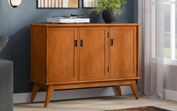 Simpli Home Mid Century 3 Door Sideboard Buffet