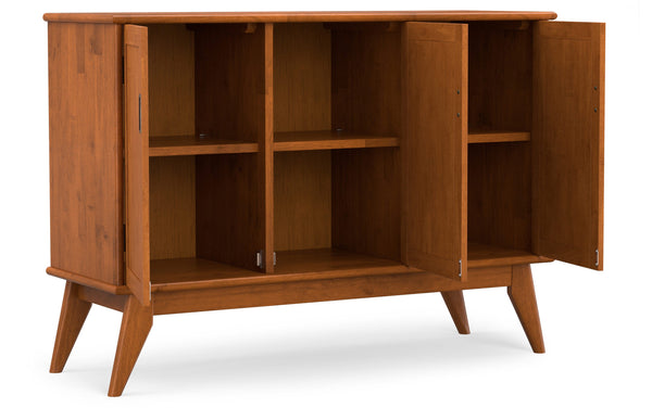 Simpli Home Mid Century 3 Door Sideboard Buffet