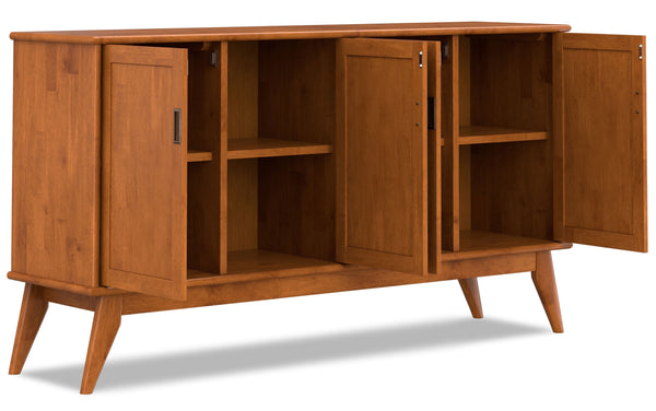 Simpli Home Mid Century 4 Door Sideboard Buffet