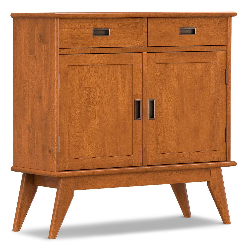 simpli home Mid Century Entryway Storage Cabinet