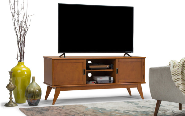 Simpli Home Mid Century Low TV Stand