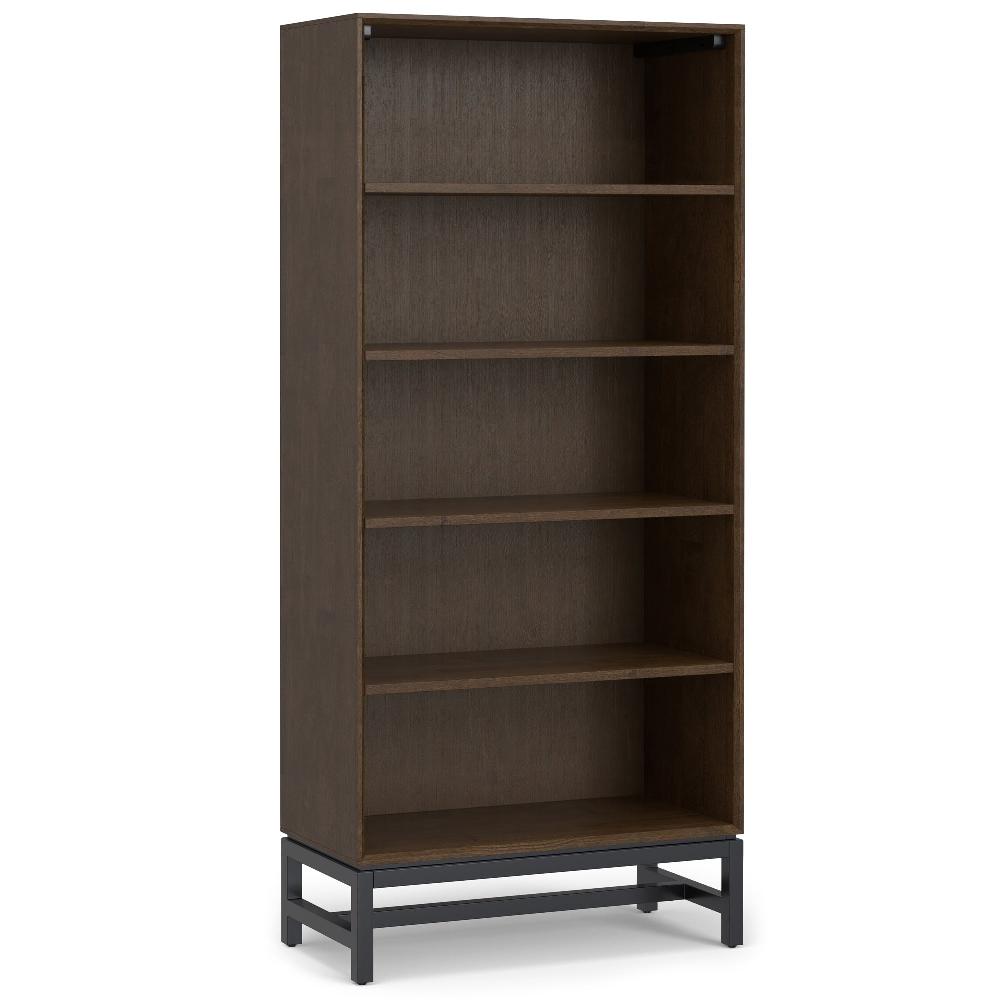simpli home Mid Century Open Shelf Bookcase