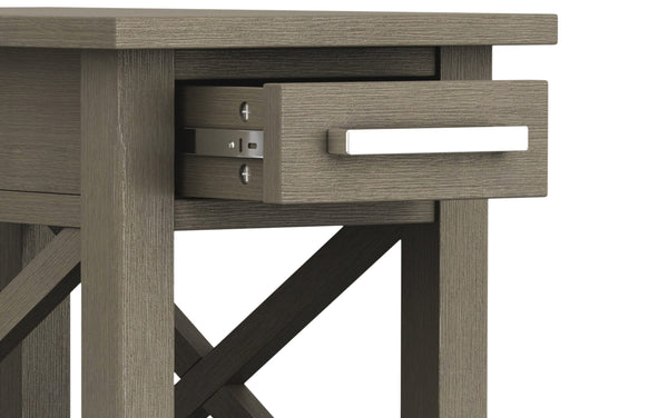 Simpli Home Narrow End Table In Pine