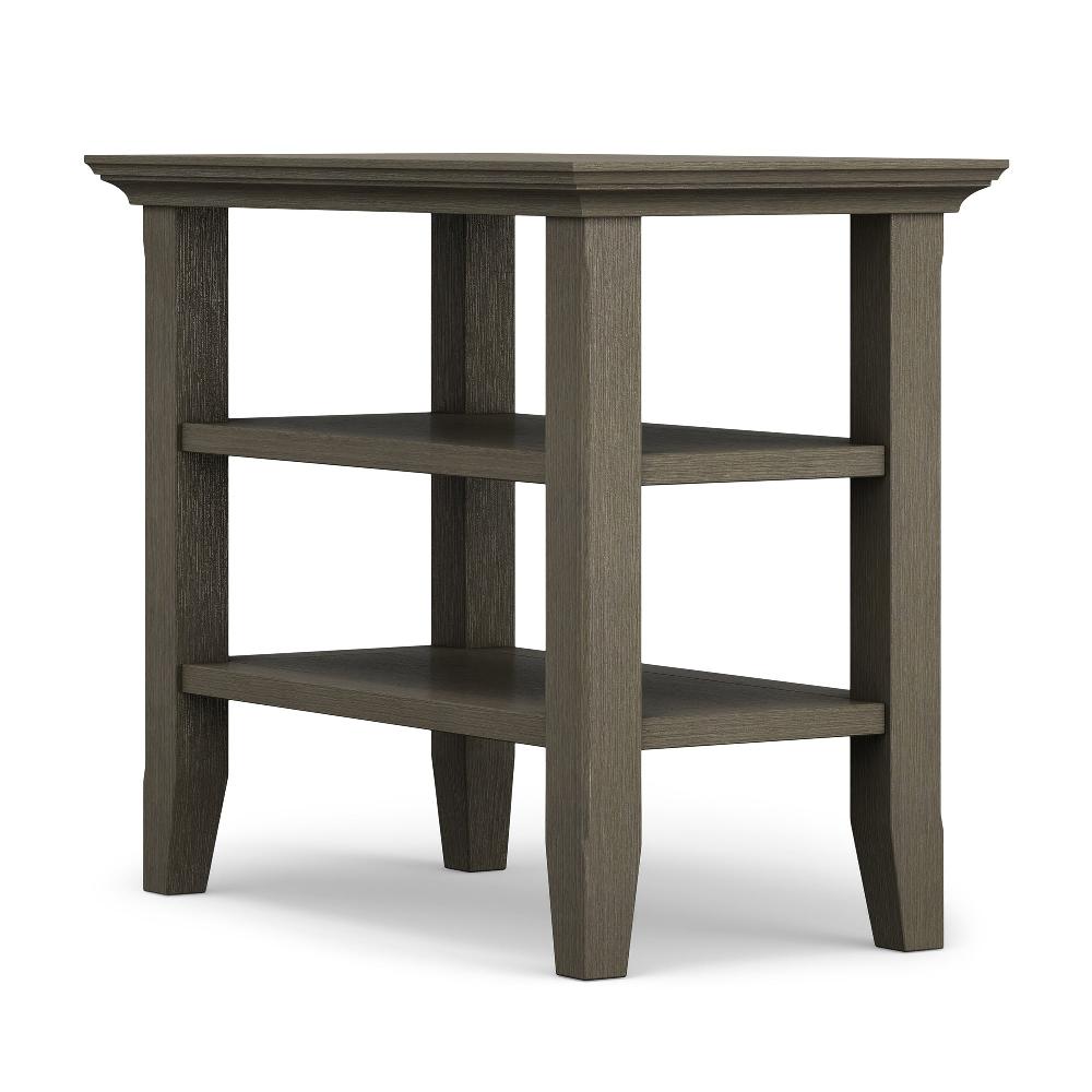 simpli home Narrow Side Table in Farmhouse Grey