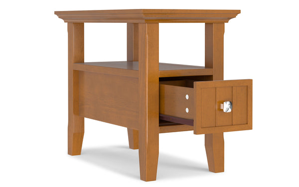 Simpli Home Narrow Side Table With Drawer