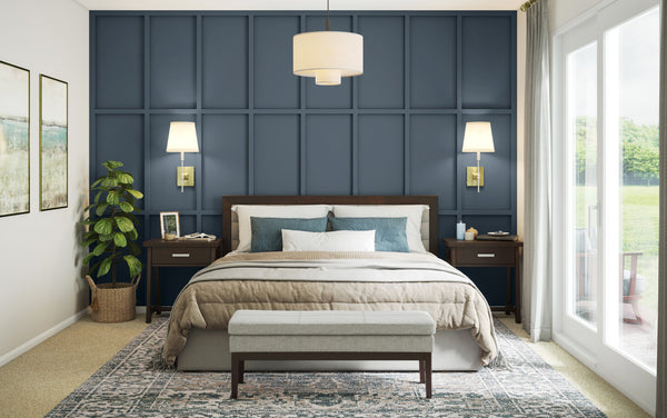 Simpli Home Ottoman Bench In Light Grey