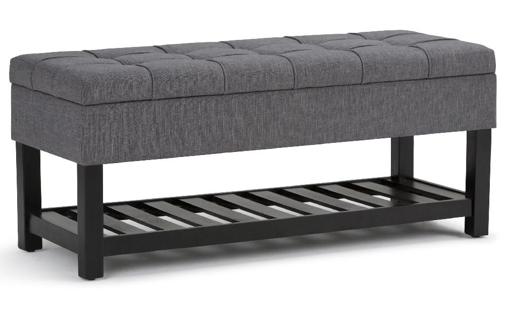 simpli home Ottoman Bench in Linen