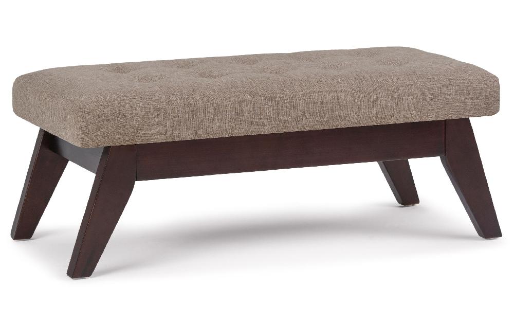 simpli home Ottoman Bench in Linen