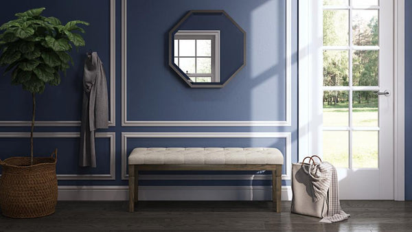 Simpli Home Ottoman Bench In Linen