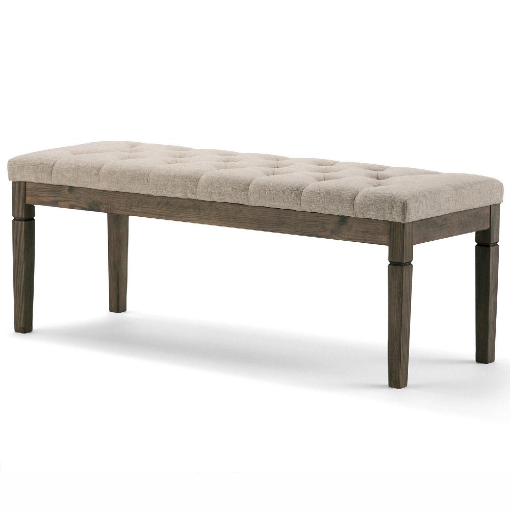 simpli home Ottoman Bench in Linen