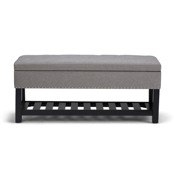 Simpli Home Ottoman Bench In Linen