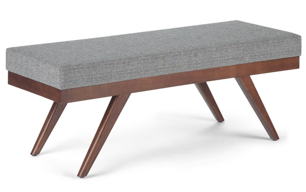 Simpli Home Ottoman Bench In Tweed