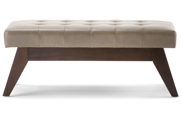 Simpli Home Ottoman Bench In Vegan Leather
