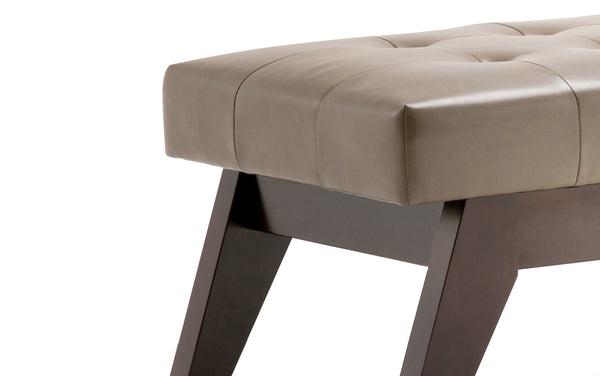 Simpli Home Ottoman Bench In Vegan Leather