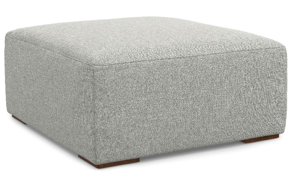 simpli home Ottoman in Performance Fabric