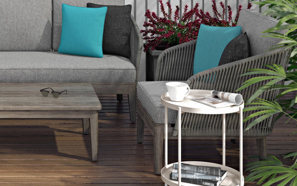 Simpli Home Outdoor Conversation Chair