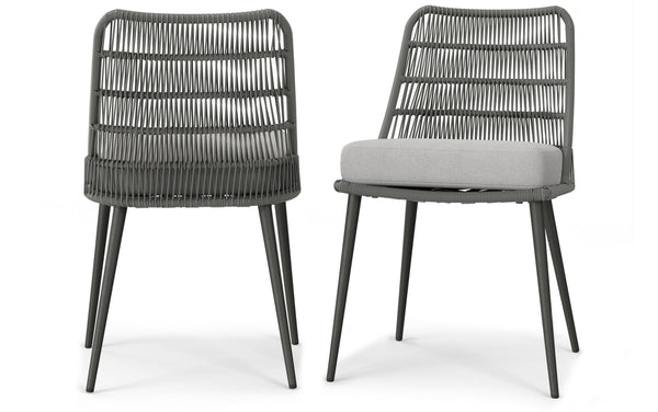 Simpli Home Outdoor Dining Chair (Set Of 2)