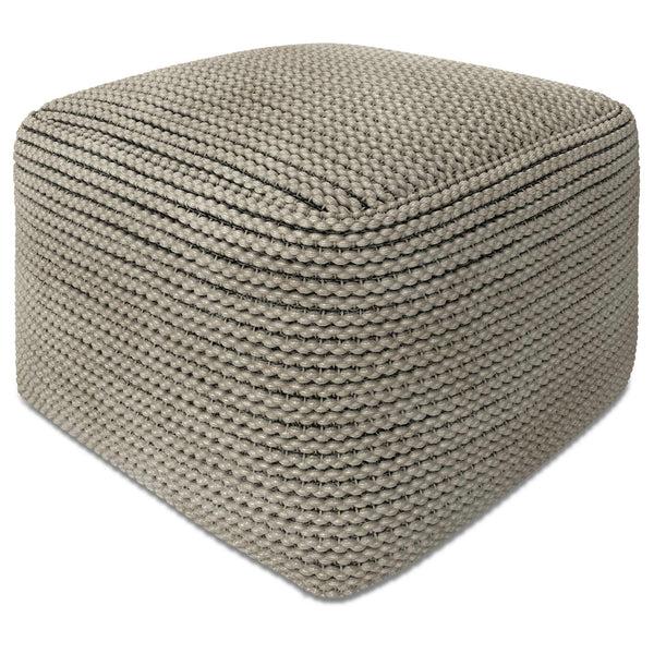 Simpli Home Outdoor/Indoor Pouf