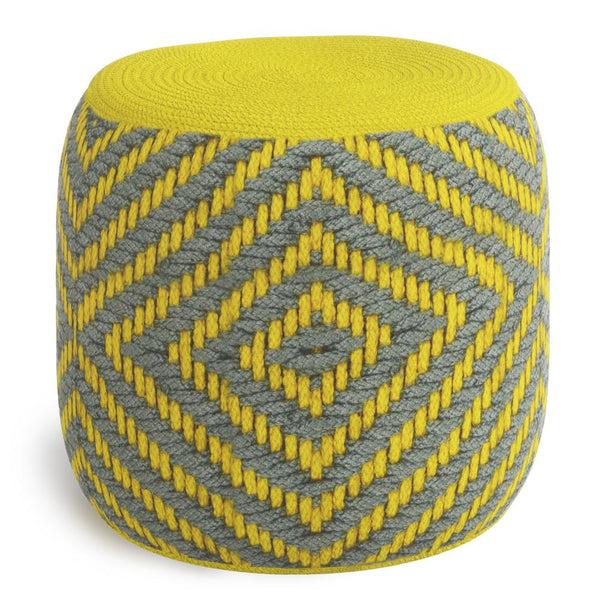 Simpli Home Outdoor/ Indoor Pouf