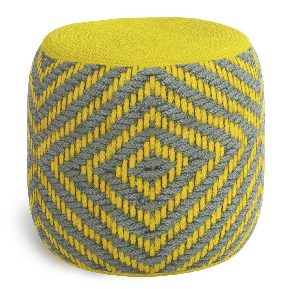 simpli home Outdoor/ Indoor Pouf