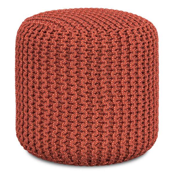 Simpli Home Outdoor/ Indoor Pouf