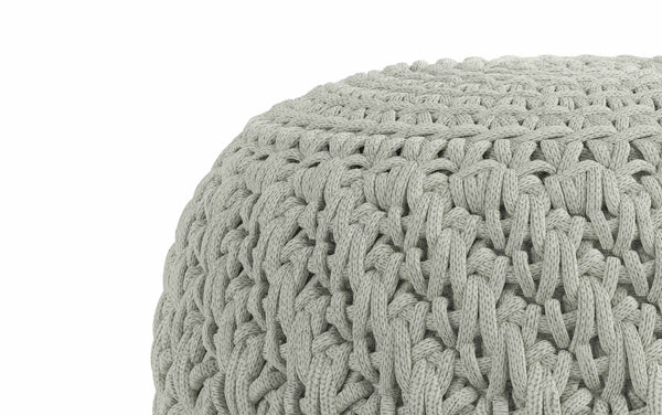 Simpli Home Outdoor/ Indoor Pouf