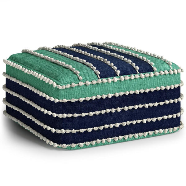 Simpli Home Outdoor/ Indoor Pouf