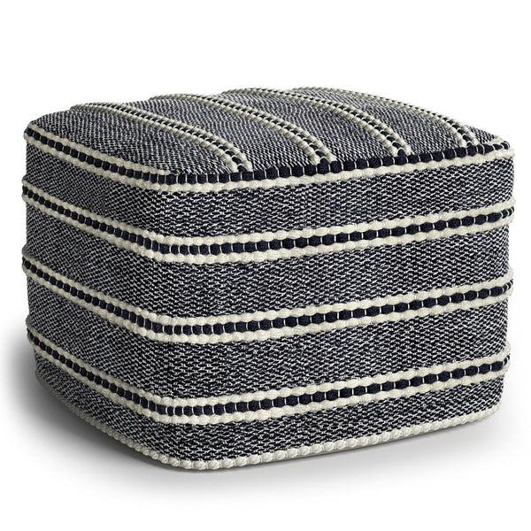 Simpli Home Outdoor/ Indoor Pouf