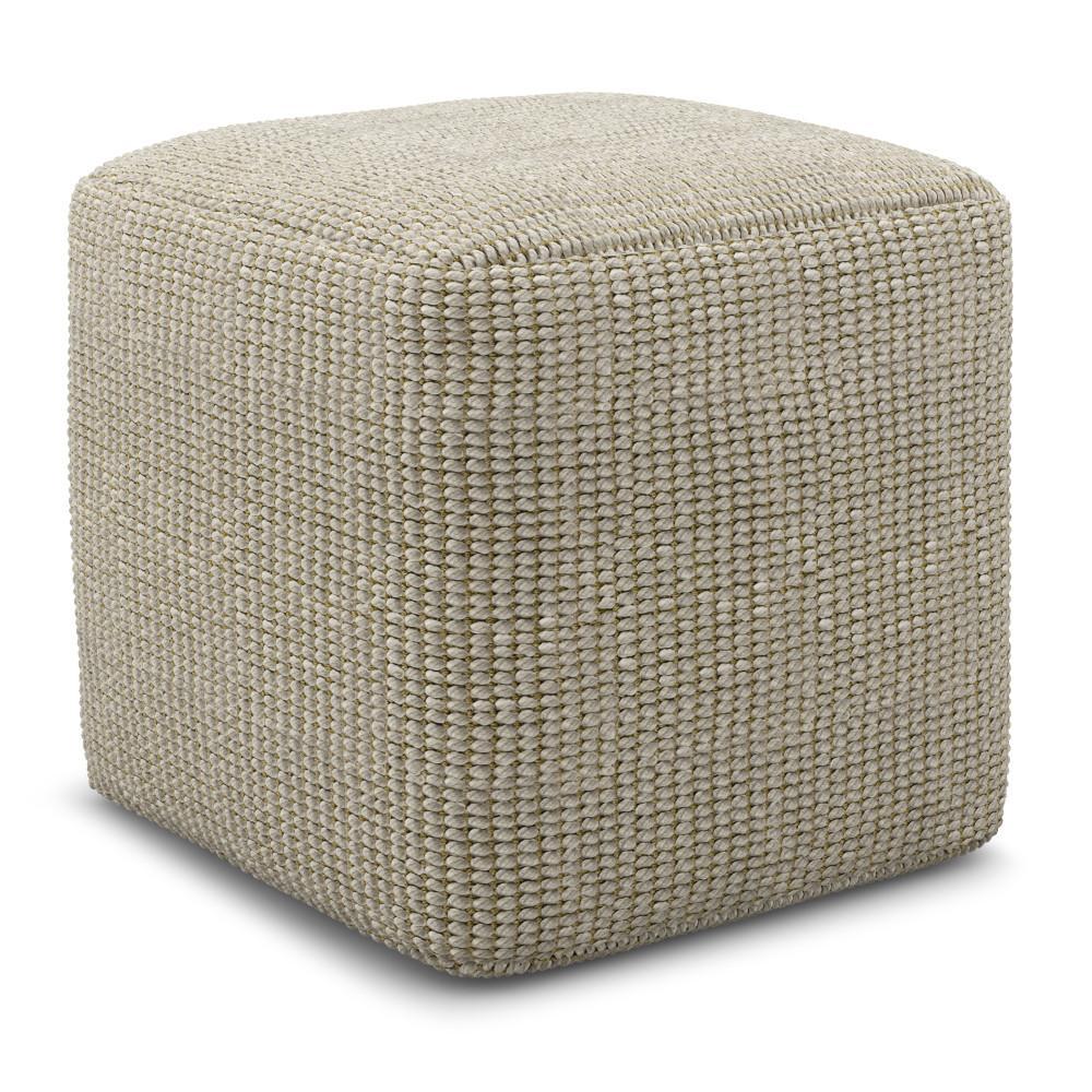 simpli home Outdoor/ Indoor Pouf