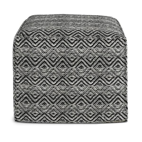 Simpli Home Outdoor/ Indoor Pouf