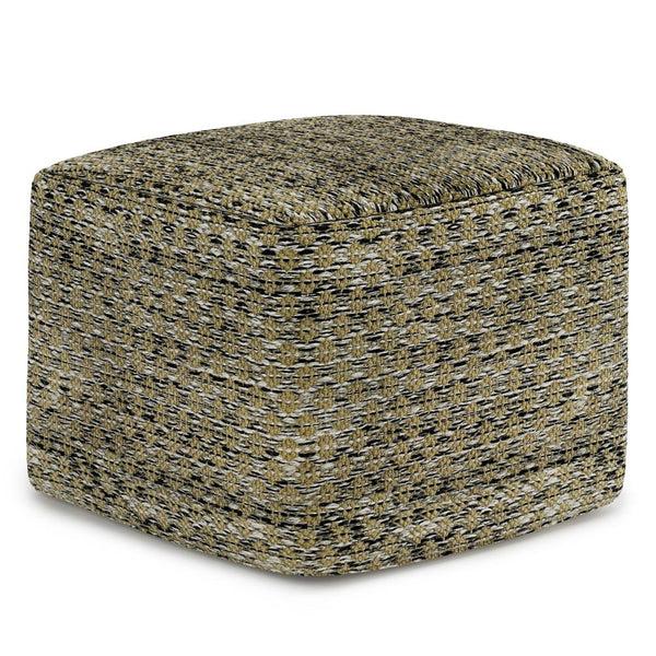 Simpli Home Outdoor/ Indoor Pouf