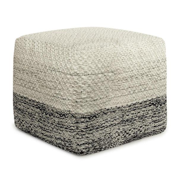 Simpli Home Outdoor/ Indoor Pouf