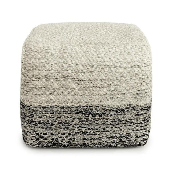 Simpli Home Outdoor/ Indoor Pouf