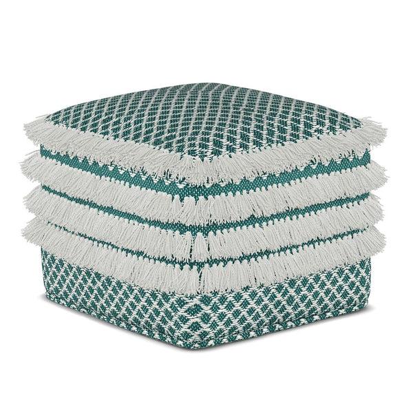 Simpli Home Outdoor/ Indoor Pouf