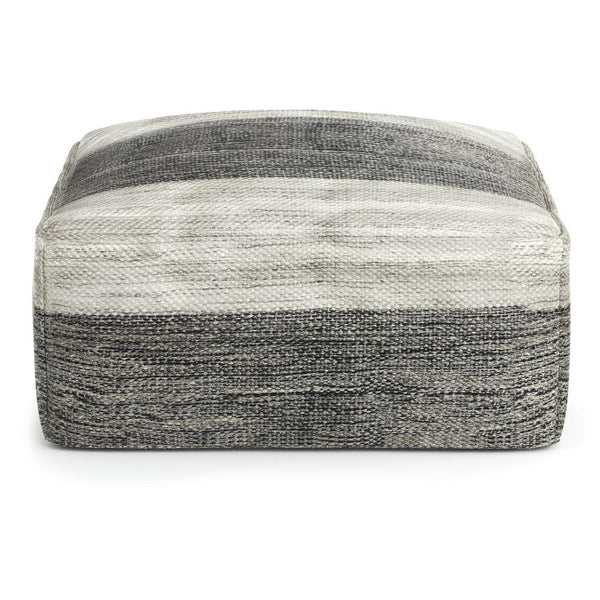 Simpli Home Outdoor/ Indoor Pouf