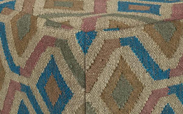 Simpli Home Pouf In Multi-Color