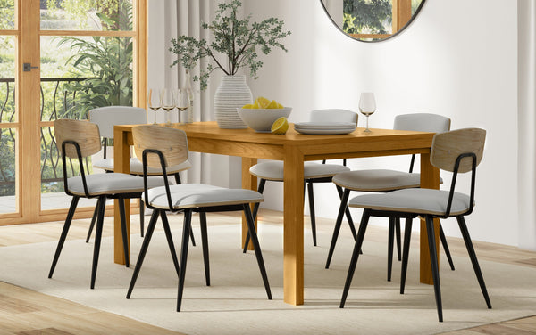 Simpli Home Rectangle Dining Table In Oak