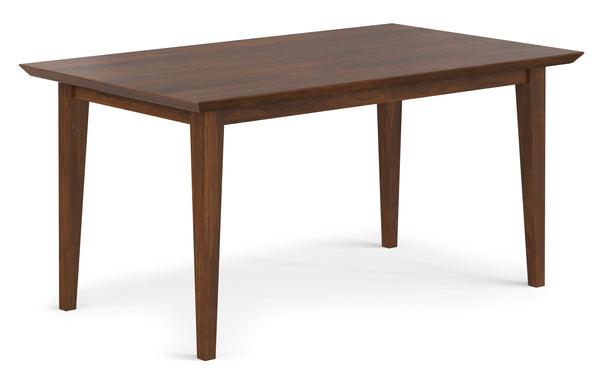 Simpli Home Rectangle Dining Table In Walnut