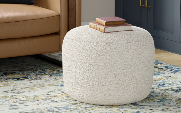 Simpli Home Round Pouf
